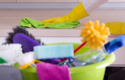 Charity donation and reuse of suitable cleaning textiles and items